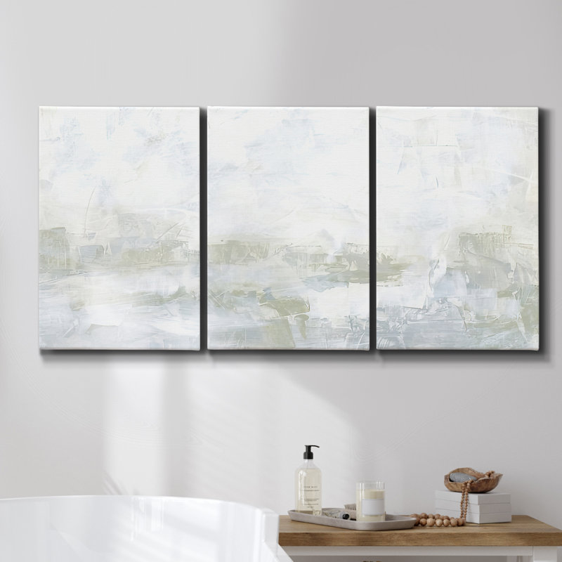 Paper Blur I - Multi Piece Framed Canvas, 60" H x 120" W x 2" D
