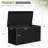 90 Gallon Outdoor Lockable Resin Deck Box For Patio Furniture-111666755