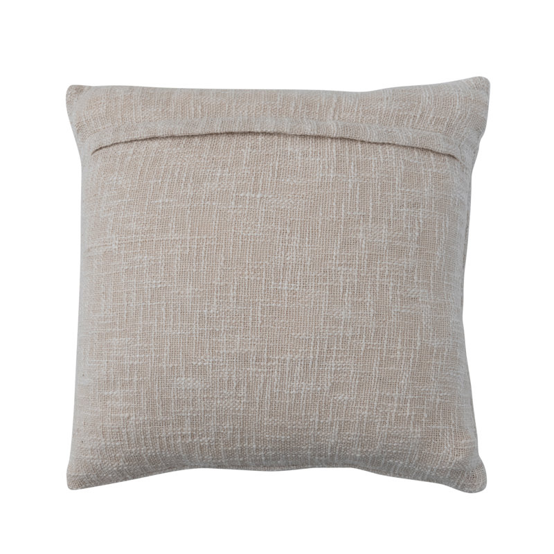Embroidered Cotton Pillow Cover
