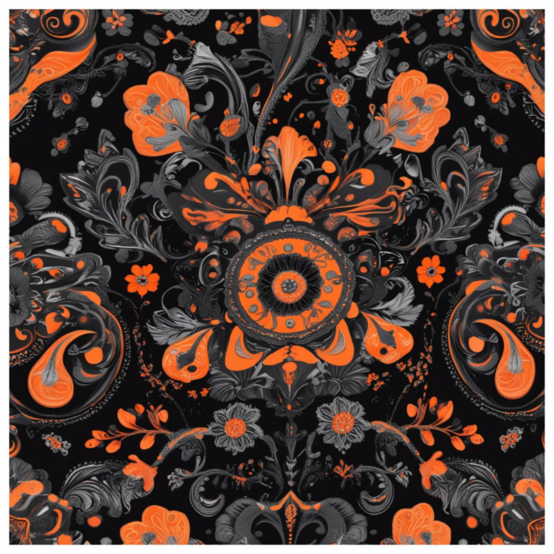 Rideaux de fenêtre à motif floral complexes, voilages et voilages à motif floral - 1 panneau, 50 po x 80 po - 1 panneau