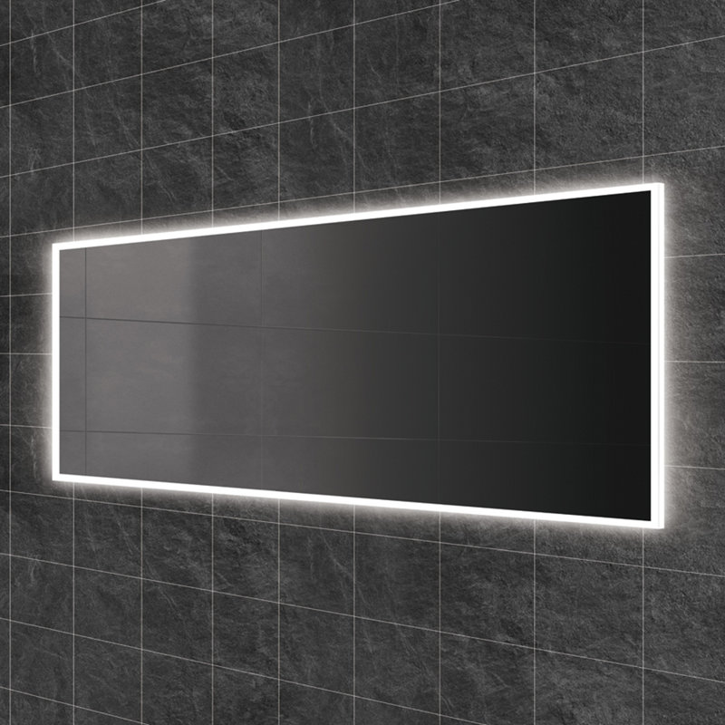 Globe Wall Mirror, 60cm H x 140cm W
