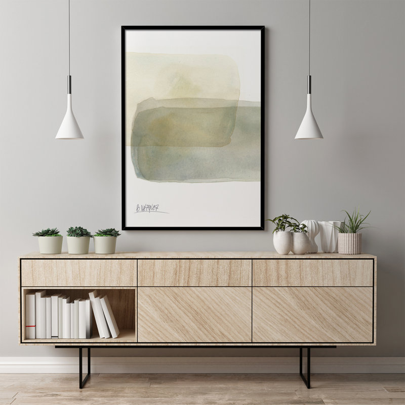 Design Comp Big II by Bruno Vázquez - Single Picture Frame Painting, 90cm H x 60cm W x 3cm D