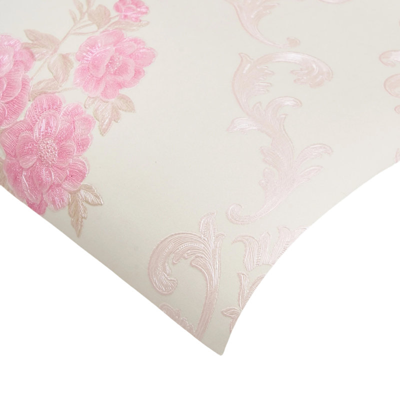 Non-Pasted Non-Woven 3D Embossed Wallpaper Roll