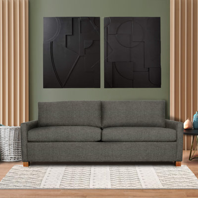 Louisa 87'' Square Arm Sofa Bed
