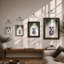 Contemplative Koala Boho - Framed Print-1926784031-1926784228