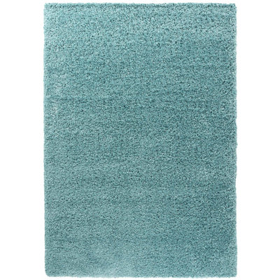 Esterly Shaggy Duck Egg Blue Rug