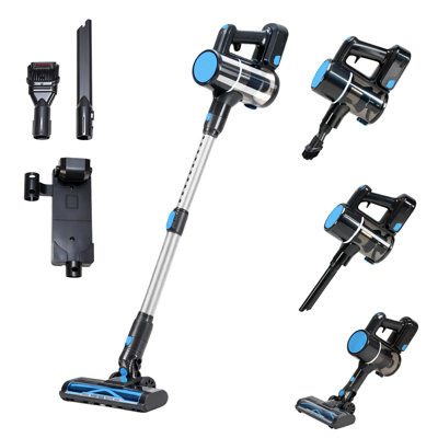 Cordless Vacuum Cleaner – Lightweight Stick Vacuum With Anti-tangling, Led Light, Powerful Rechargeable Battery, 3-in-1 Handheld For Home Hardwood Floor Carpet Pet Hair