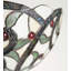 Lampe sur pied en verre coloré Red Jewels