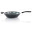Wok en aluminium noir antiadhésif 11 pouces Kenmore Arlington