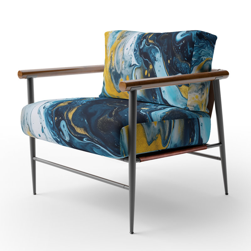 Curci - Chaise rembourrée Geode , Noir, noir, noir, noir