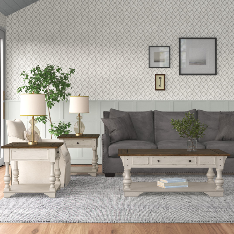  Hexham 3 Piece Living Room Table Set