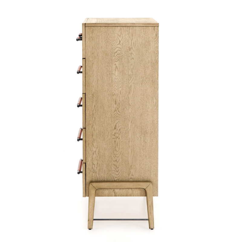 Rosedale 6 Drawer Tall Dresser, Yucca Oak