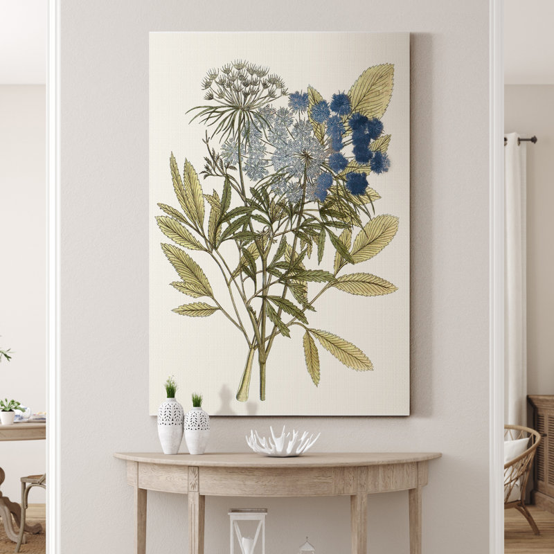 « Lacy Leaves I », reproduction d’art sur toile tendue, H 20 po x l 16 po x P 1 po