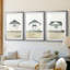 LANDSCAPES Series LXV III - Impression personnalisée de qualité supérieure avec passe-partout - 3 pièces-358020651-358020650