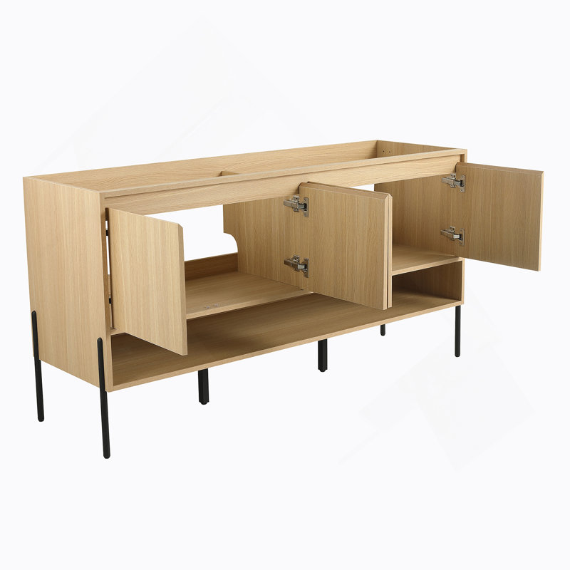 Meuble-lavabo autoportant 60 po sans lavabo supérieur 60 po