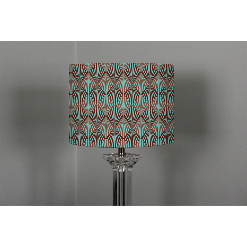 Cotton Drum Lamp Shade ( Uno ), 22cm H x 25cm W x 25cm D