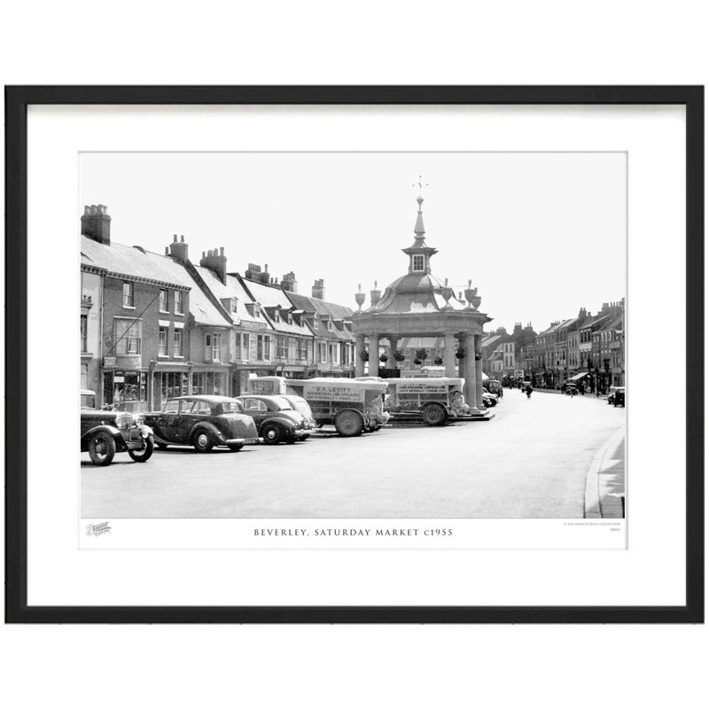 Beverley, Saturday Market C1955 by Francis Frith - Single Picture Frame Print, 45cm H x 60cm W x 2.3cm D