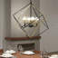 Lustre moderne Mid-Century Mercer41 Cloma, noir et or