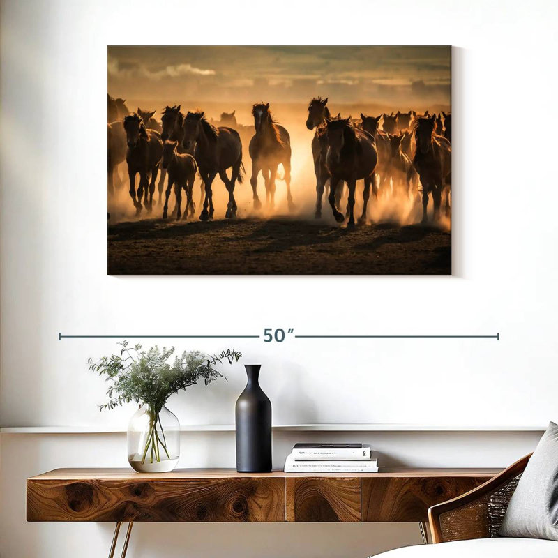 Chevaux de la Cappadoce Brampt, H 26 po x l 39 po