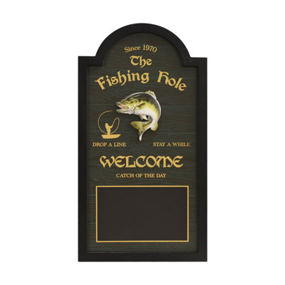 Vintage Chalkboard Bar Signs Wall Decor - MDF Blackboard Wall Art for Man Cave, Home Bar, Kitchen