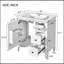 Meuble-lavabo 30 po avec tiroirs-1226682526