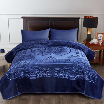 JML JasmineBlanket Luxury Soft Blanket, Thick Warm Winter Bed Blanket, 85"x95", 10lbs 