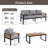 Sublime 5-person Outdoor Sofa Seating Group With Cushions-1127116152