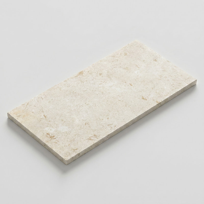 Symra Shell Brushed 18x36 Limestone Tile