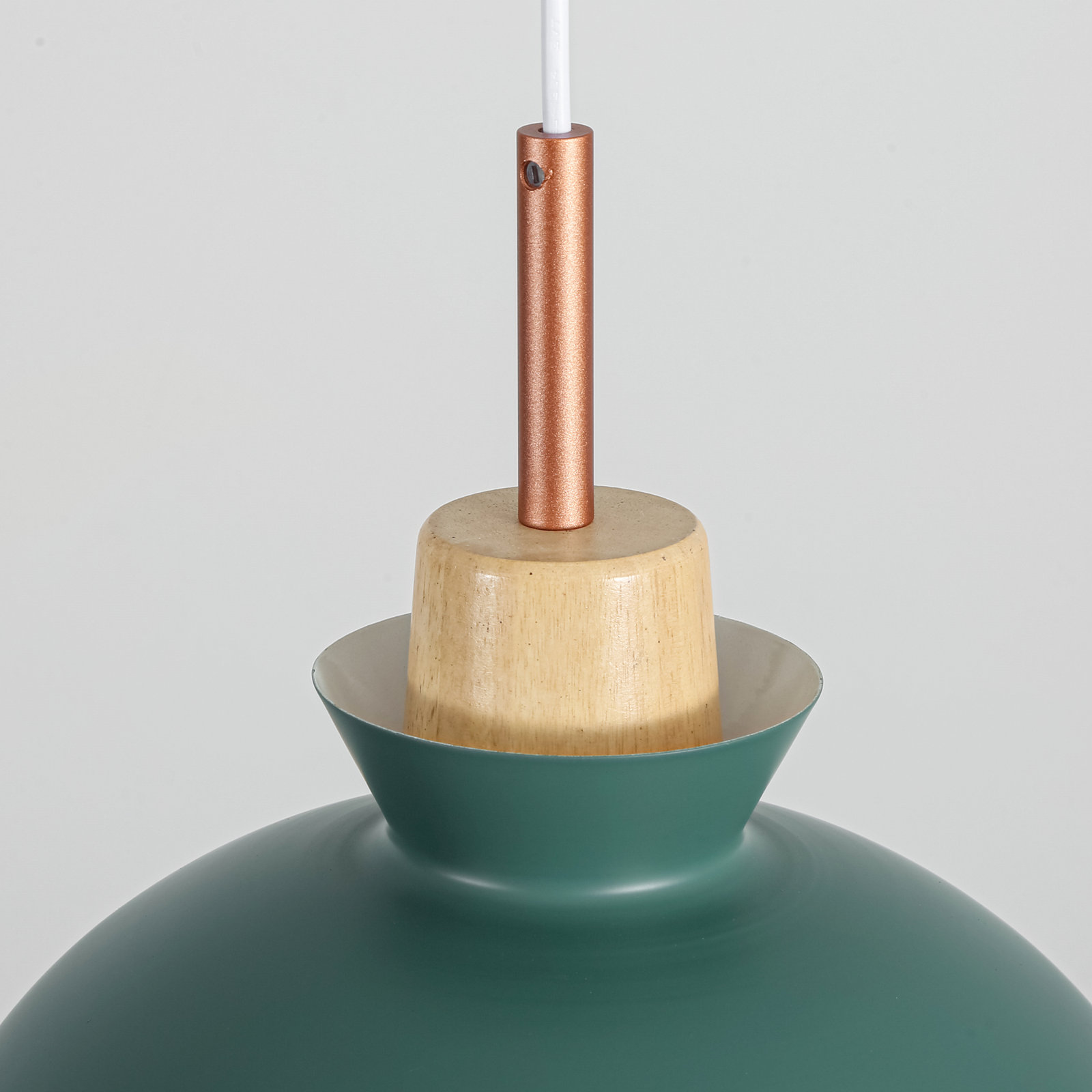 Ozma Dimmable Dome Single Light Pendant, Green