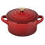 Le Creuset Stoneware L'Amour Collection Mini Round Cocotte with Heart Applique-64985824