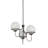 Krech 3 - Light Steel Chandelier-1406498392