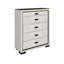 Commode blanche et noire