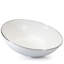 Golden Rabbit Red Swirl Catering Bowl