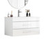 Meuble-lavabo mural blanc brillant 36 po-614455004