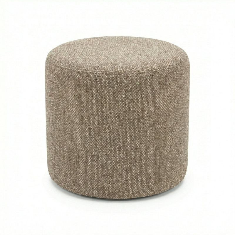 Berlin Gardens Lilly Hive 18" Round Pouf, Brown