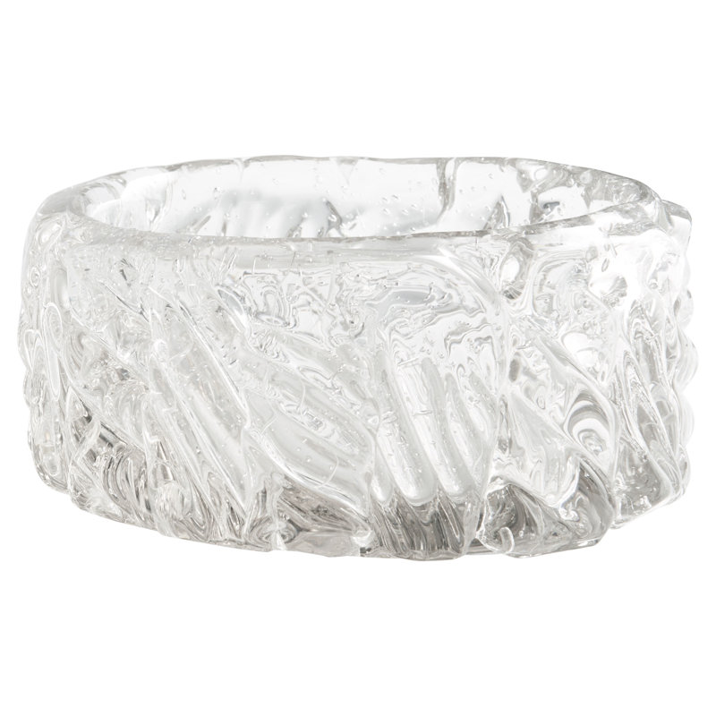 Bol décoratif en verre transparent Thorough