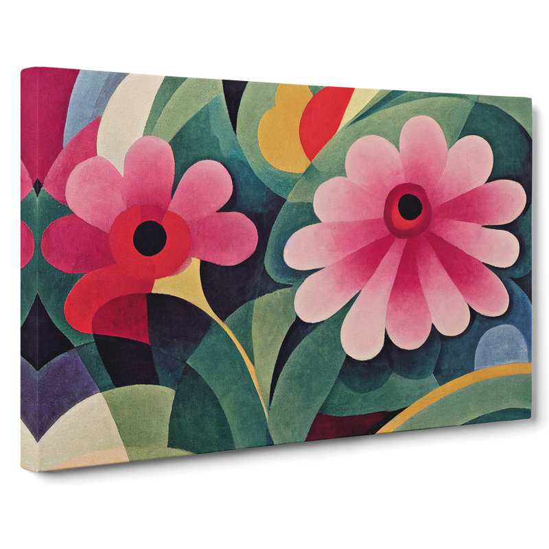 Cute Carnation Flowers - Wrapped Canvas Painting, 40cm H x 60cm W x 3cm D