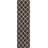 Mccall Hand Woven Flat Weave Wool/Cotton Geometric Rug in Brown/Ivory-1089235086
