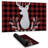 Deer plaid - 14.00"x24.25" Desk mat