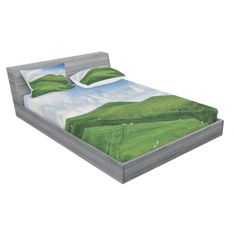 Microfiber Sheet Set, Full Sheet Set with Fitted Sheet