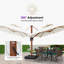Parasol en porte-à-faux 144 po Jetton-1090647518