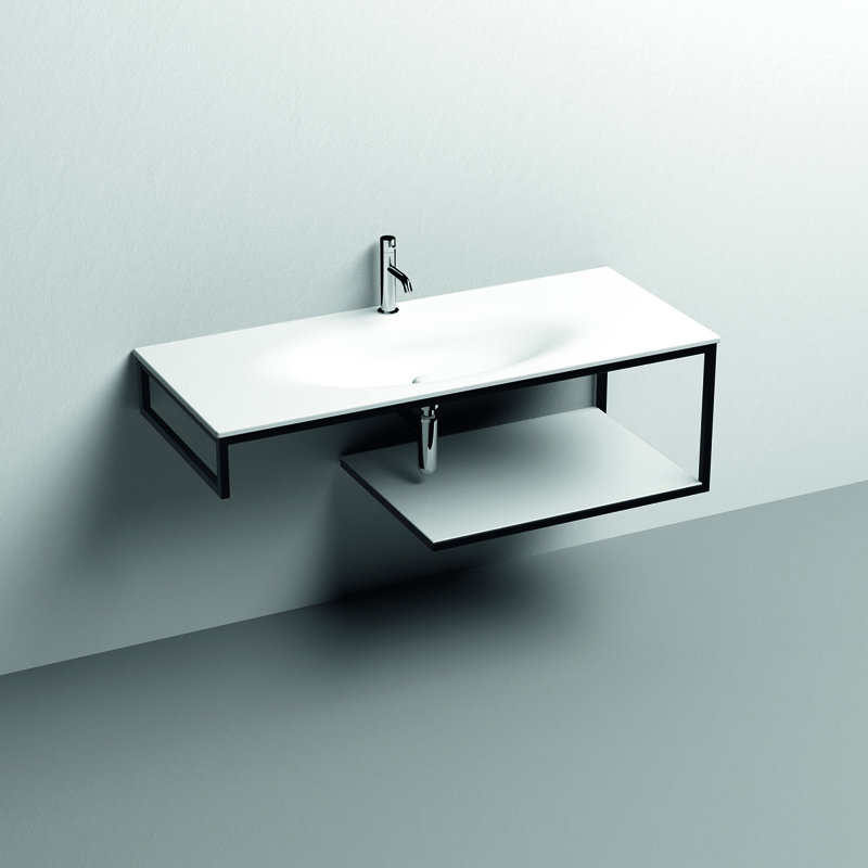 Louise 48'' W Single Vanity, Glossy White, Glossy White