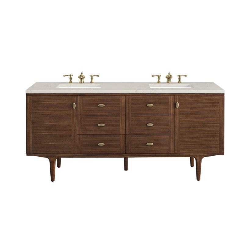 Amberly 72'' W Vanity, 72", Siberian