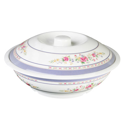 Thunder Group Inc. Rose Melamine Serving Bowl