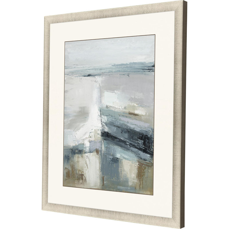 «Echoes of the Sea», reproduction d'art encadrée dorée
