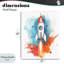 Plaque murale «Rocket lance aventure», design par Ray Powers