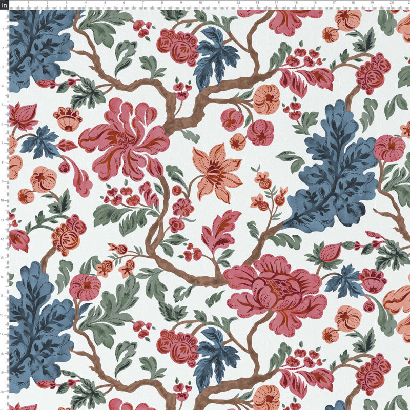 Coussin décoratif en coton Jane, 22 po x 22 po, Housse de coussin seulement - sans coussin