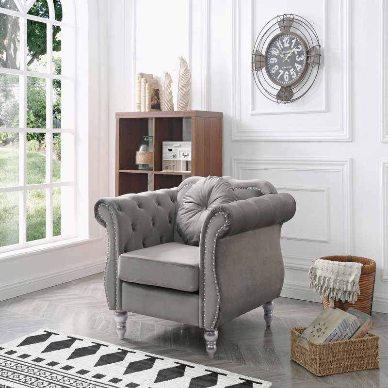 Chaise transitionnelle gris foncé