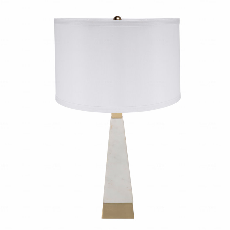 Table Lamp, With Drum Shade