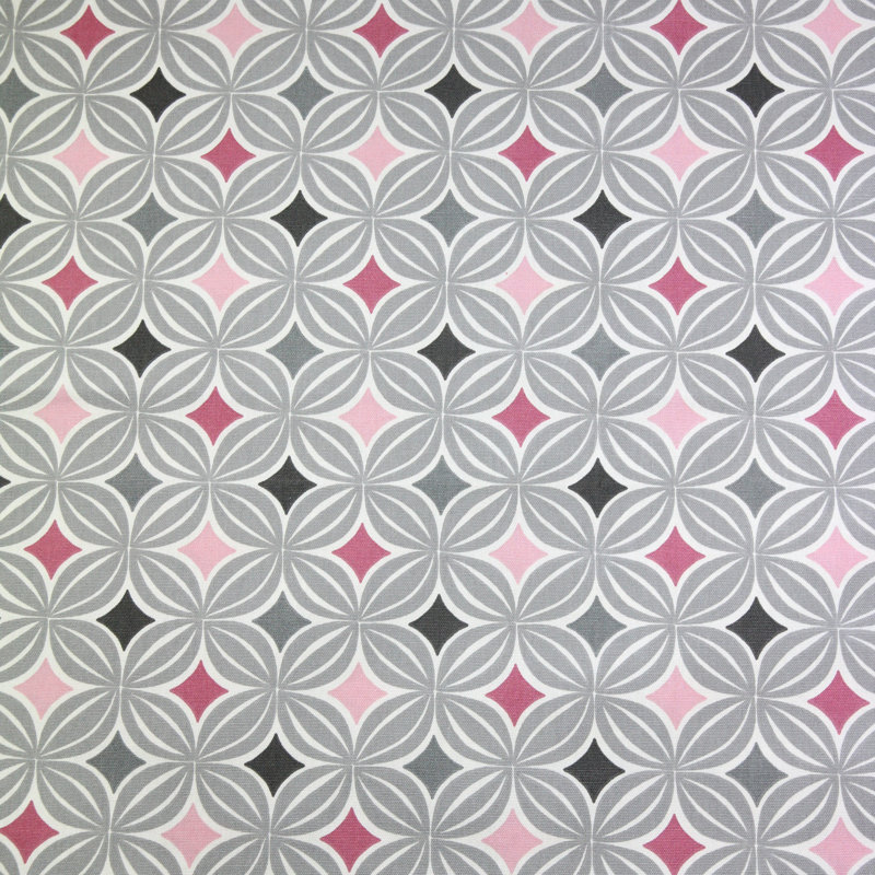 Mosley Linen Geometric Rectangle Napkin, Blush Pink